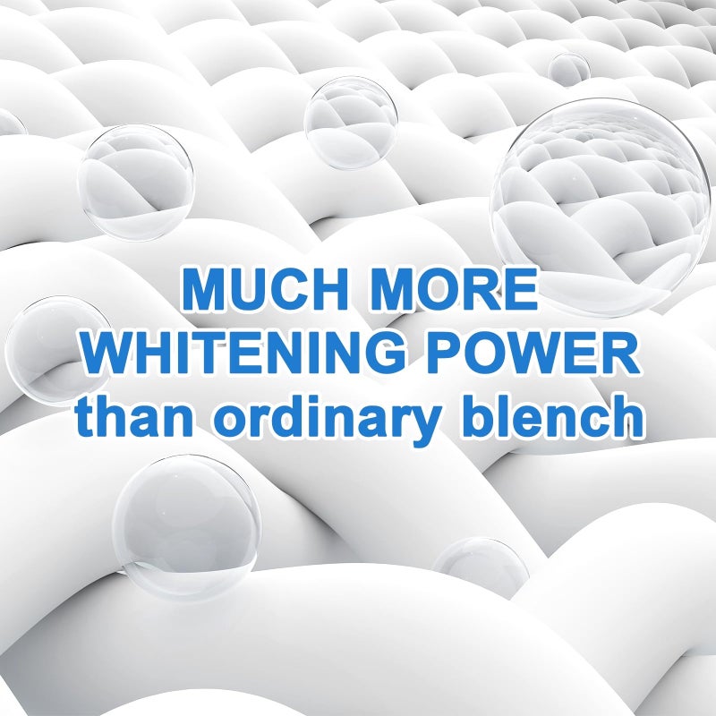 Binbata Eco Laundry Whitener Sheets 78 Count - Binbata Unscented High Concentrated Laundry Bleach, Effectively Remove Yellowing & Greying, Safe for Sensitive Skin, Available in all Washing Machines - Image 5